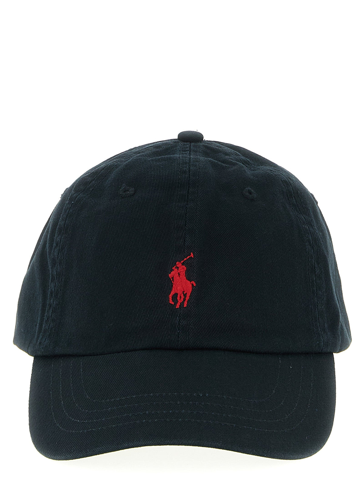 Polo Ralph Lauren Black Cotton Baseball Cap