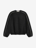 Suede Fleece Signature Modern Crewneck Sweatshirt