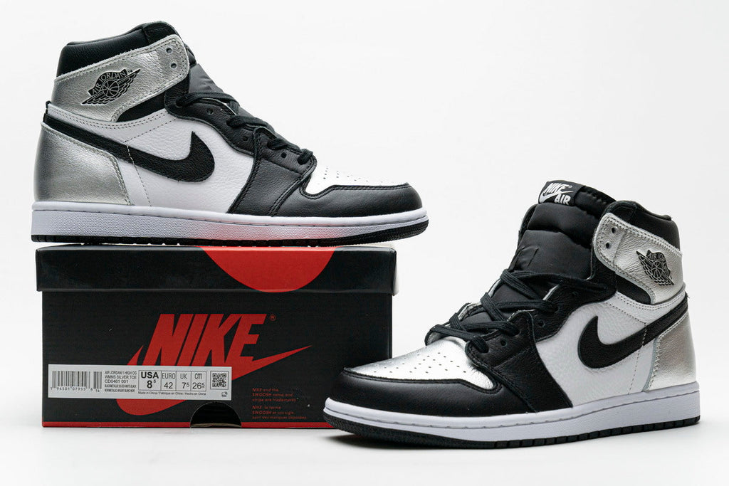 Air Jordan 1 Retro High Silver Toe Reps Sneaker CD0461-001