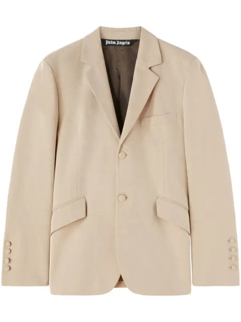 Palm Angels Fitted Retro single-breasted blazer