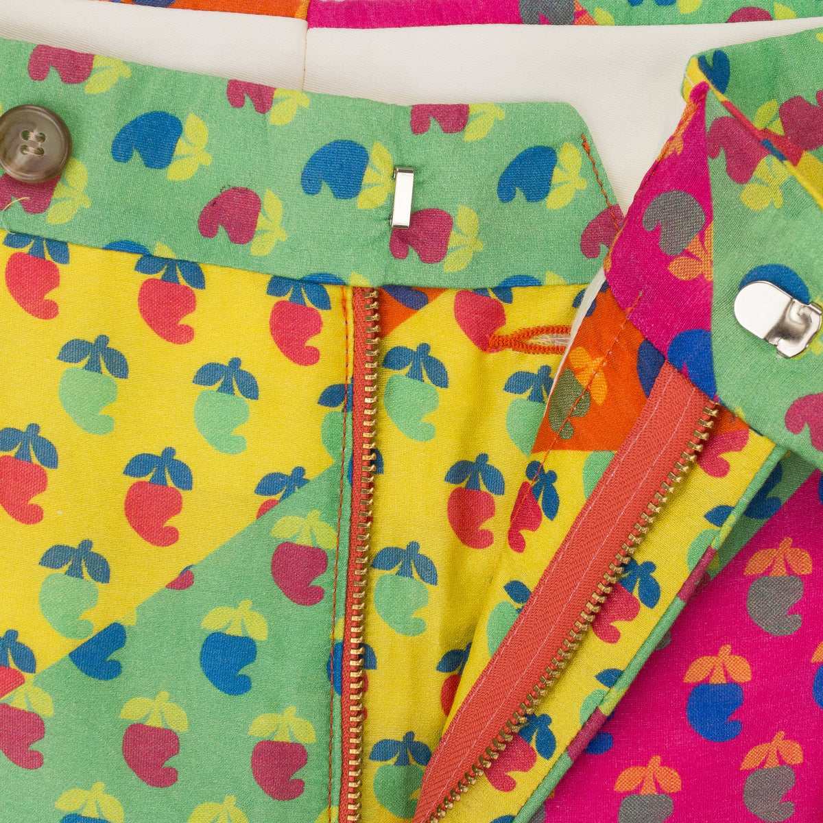 MULTICOLOR SUMMER PAISLEY PANTS