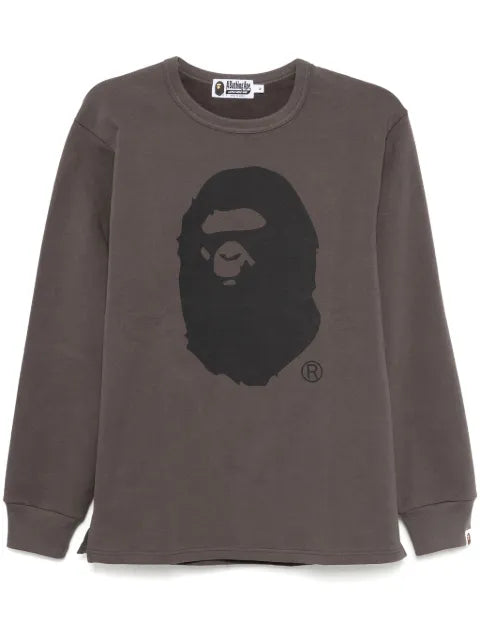 A BATHING APE® Ape head brushed-cotton sweatshirt