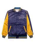 SAINT MXXXXXX satin-panel bomber jacket
