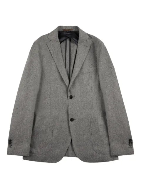Incotex single-breasted flannel jacket