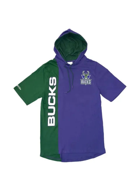 Mitchell & Ness x NBA Milwaukee Bucks short-sleeve hoodie