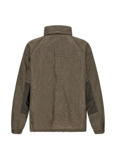 Comme des Garçons Homme check-pattern zip-up jacket