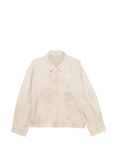 COLE BUXTON distressed panelled jacket
