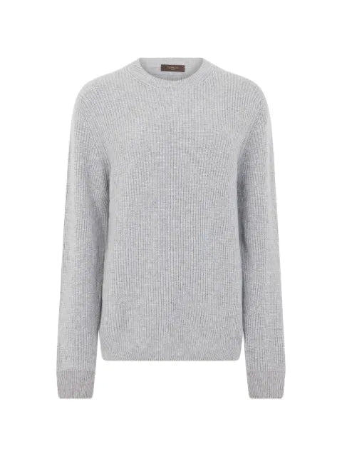 slowear ribbed-knit crew-neck sweater