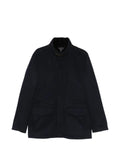 Enrico Mandelli high-neck flap-pocket jacket