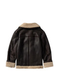 Simone Rocha double-breasted shearling jacket