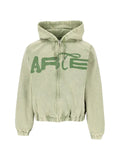 Arte Antwerp logo-print washed jacket