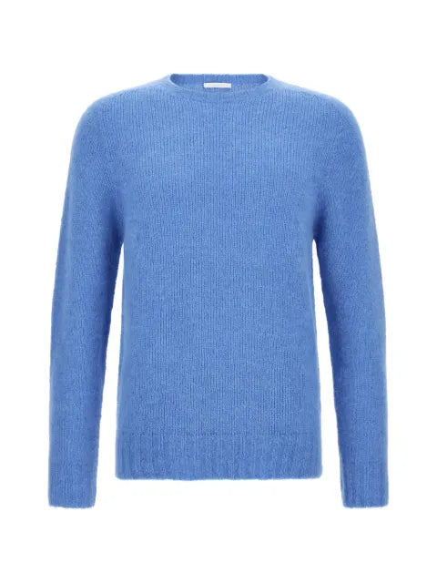 OLIVER LATTUGHI brushed-effect crew-neck sweater
