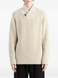 Barbour Fleck ribbed shawl-collar sweater