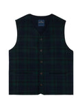 Brooks Brothers Blackwatch check-pattern vest