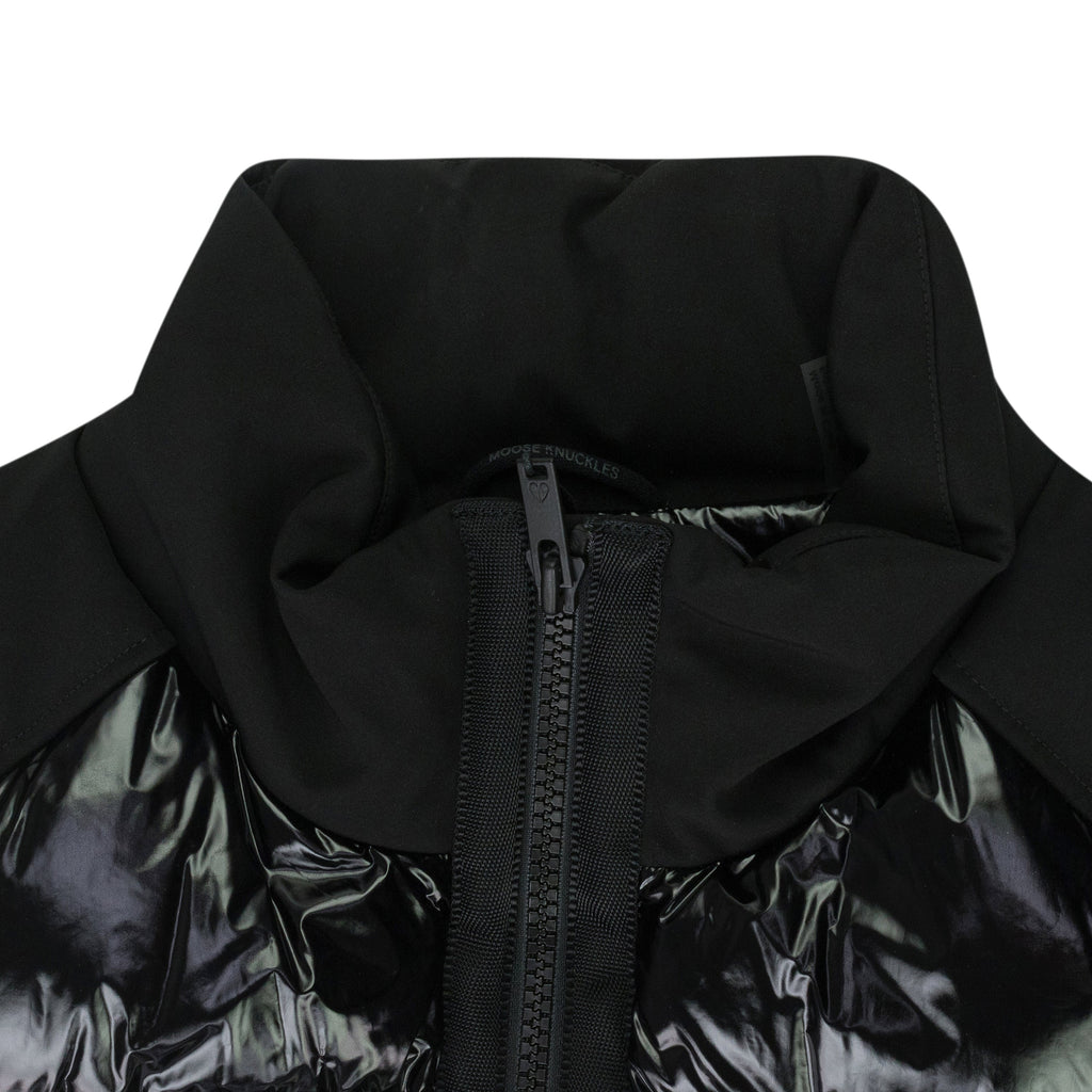 Black / Black Dugald Puffer Coat