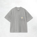 Carhartt WIP S/S Work Pocket T-Shirt: Grey Heather