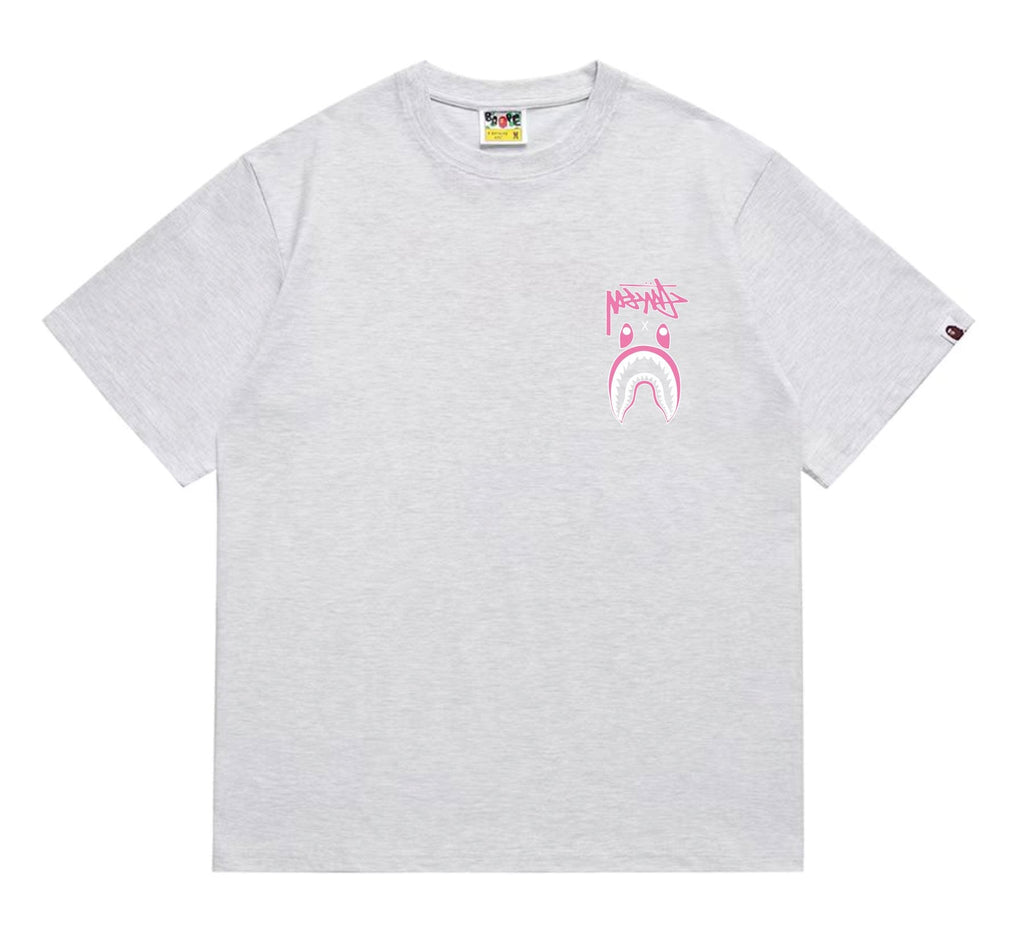 BAPE Tonal Shark Wordmark Graphic T-Shirt