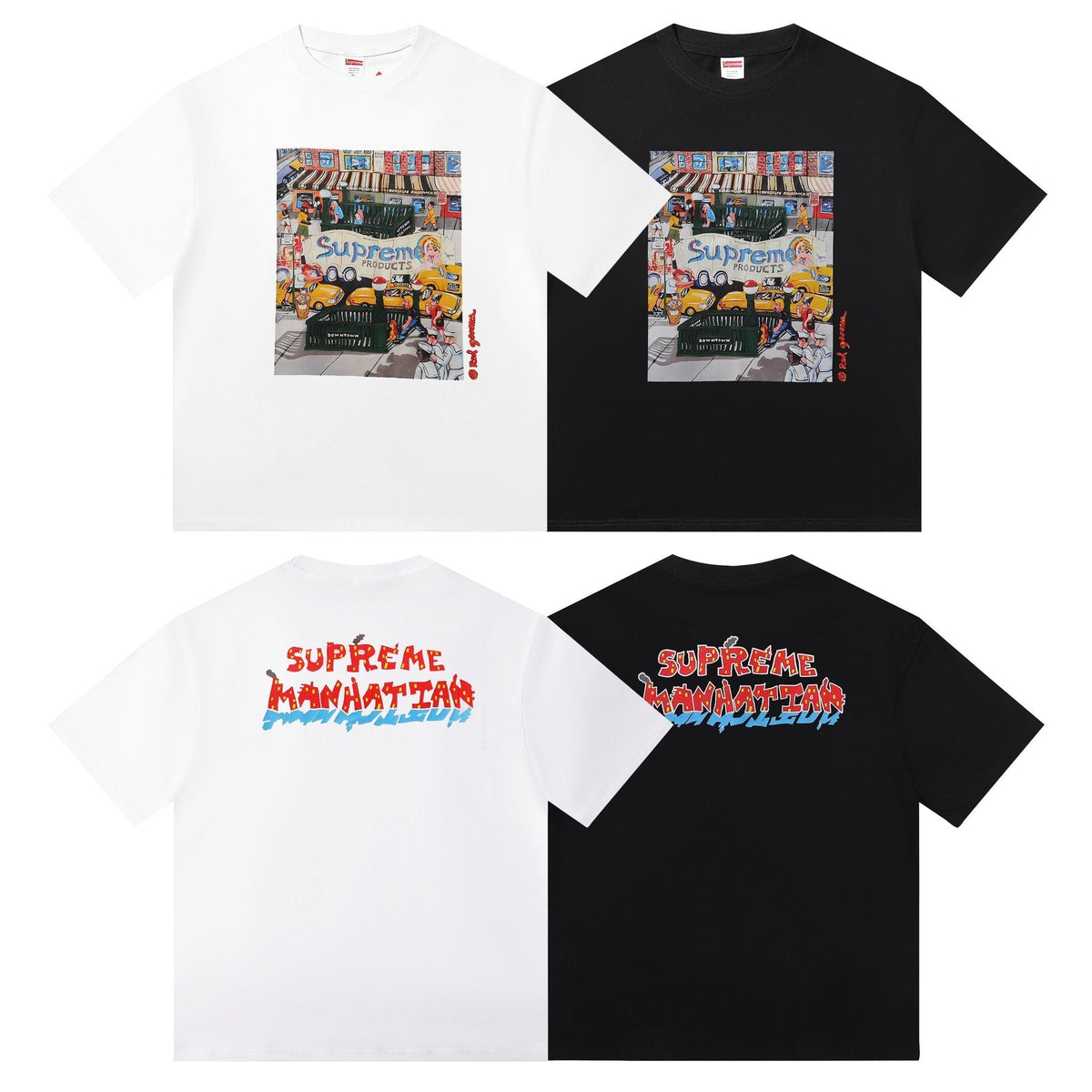 Supreme Manhattan City Graphic T-Shirt