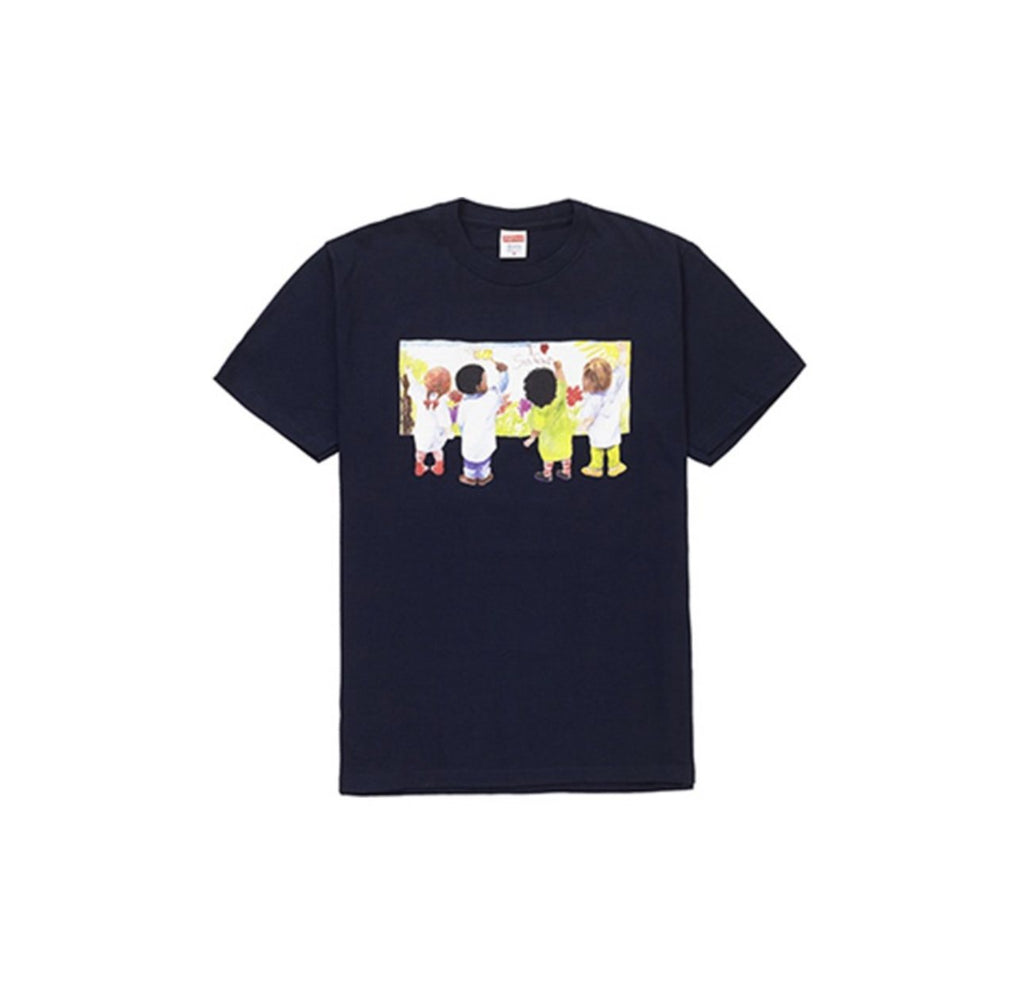 Supreme Kids Graffiti Graphic T-Shirt