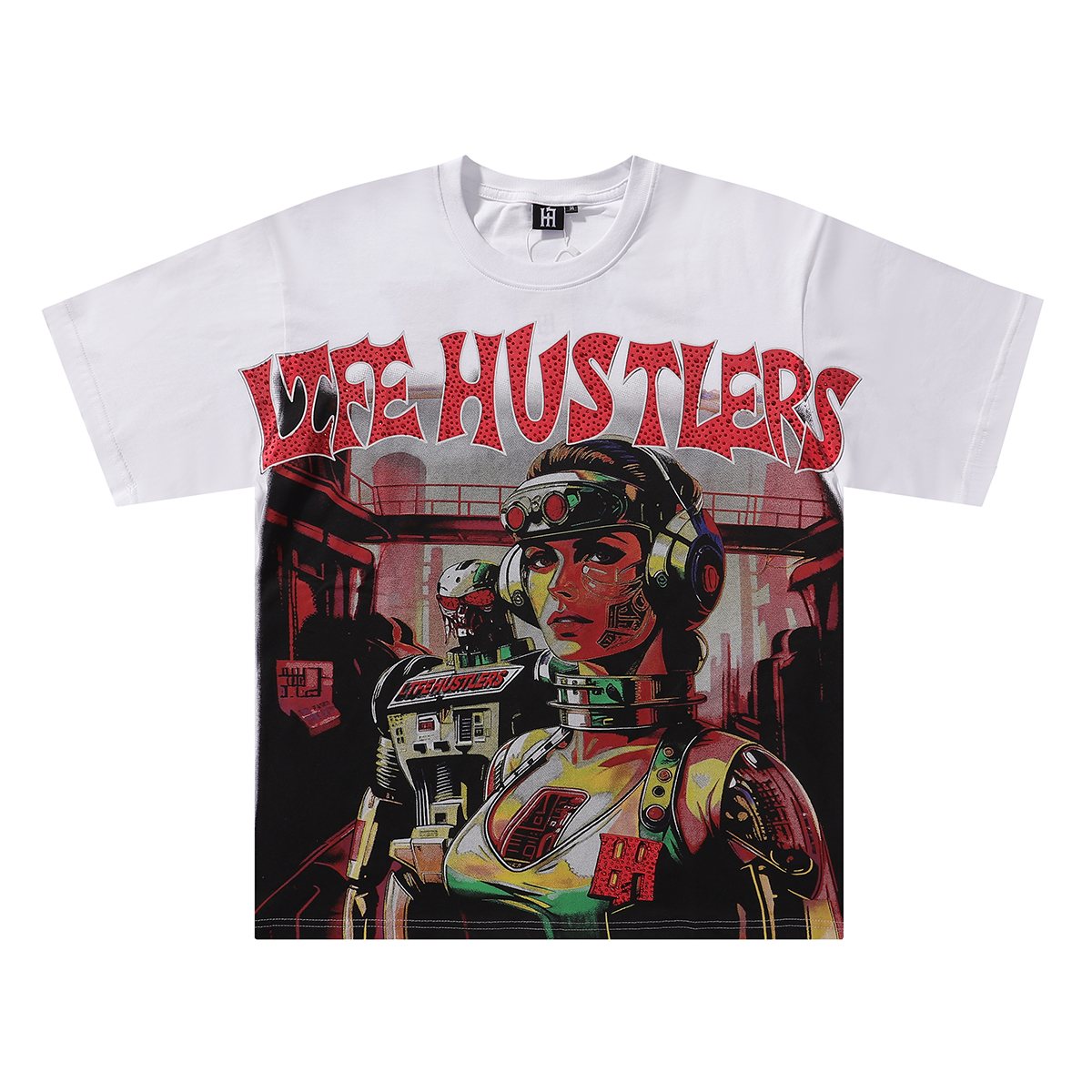 Life Hustlere No Days Off Astronaut Graphic T-Shirt