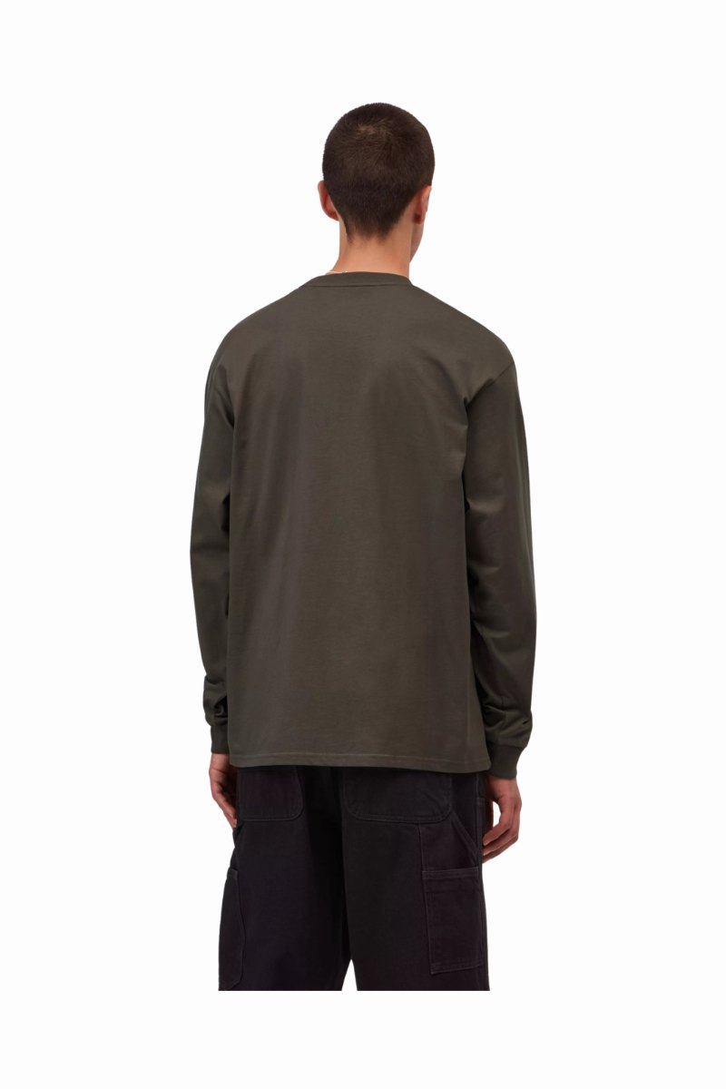 CARHARTT WIP CHASE TEE L/S Shungite / Gold