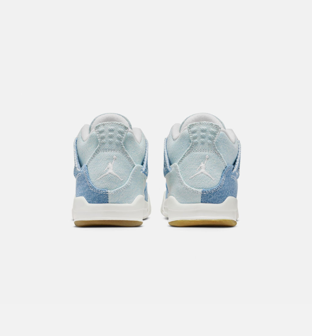 Air Jordan 4 Retro “Worn Blue” Preschool Lifestyle Shoes (PS)