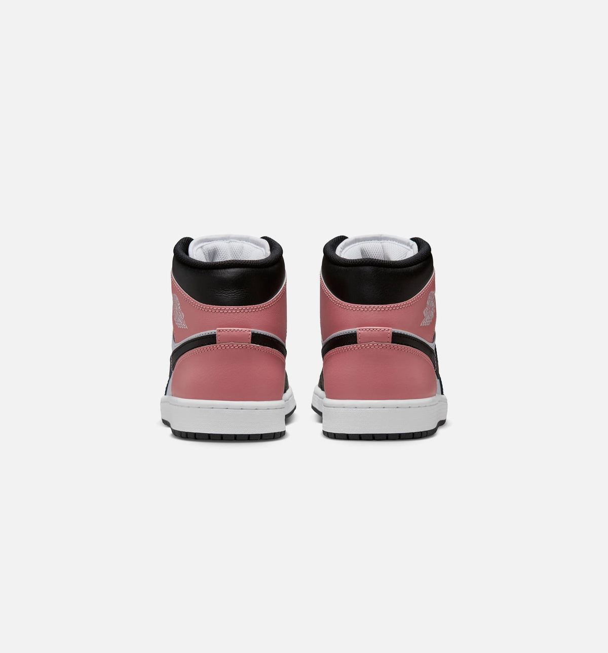 Air Jordan 1 Mid Men's Shoe – White/Rust Pink/Black