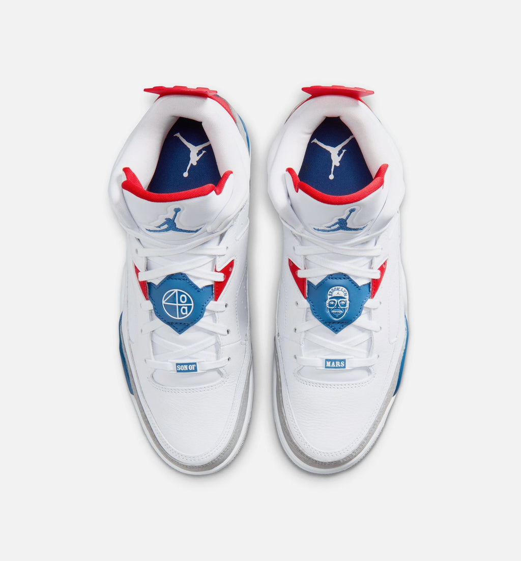 Nike Son of Mars Low Men's Lifestyle Shoe - White/Varsity Red/Light Smoke Grey/True Blue