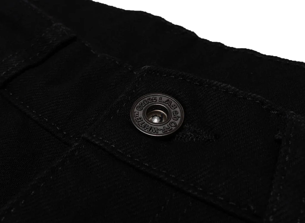 L/AB Straight Fit Piped Denim