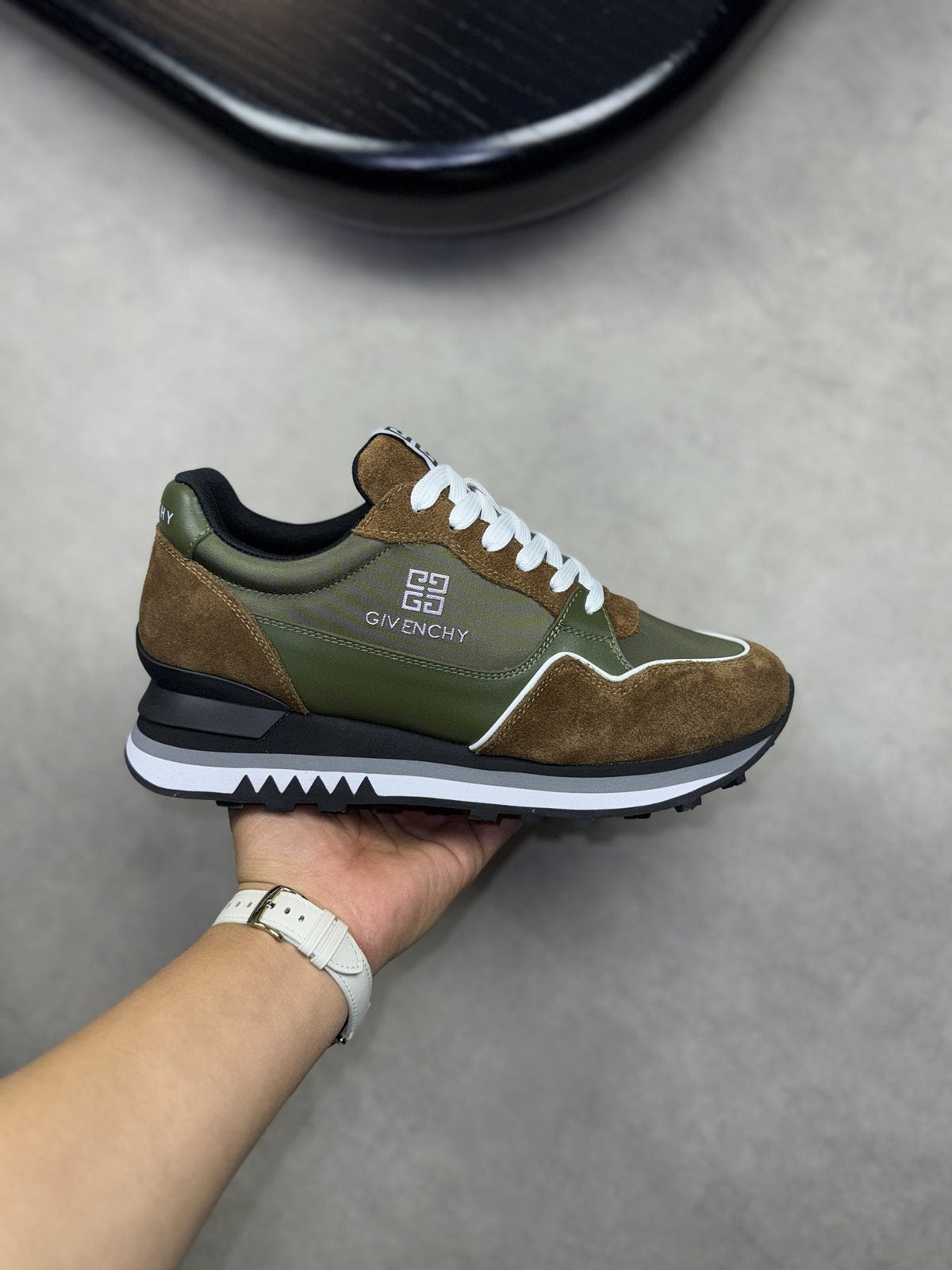 Givenchy Paneled Low-Top Sneakers