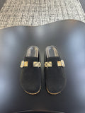 Burberry Men's Adjustable Buckle Slide Sandals