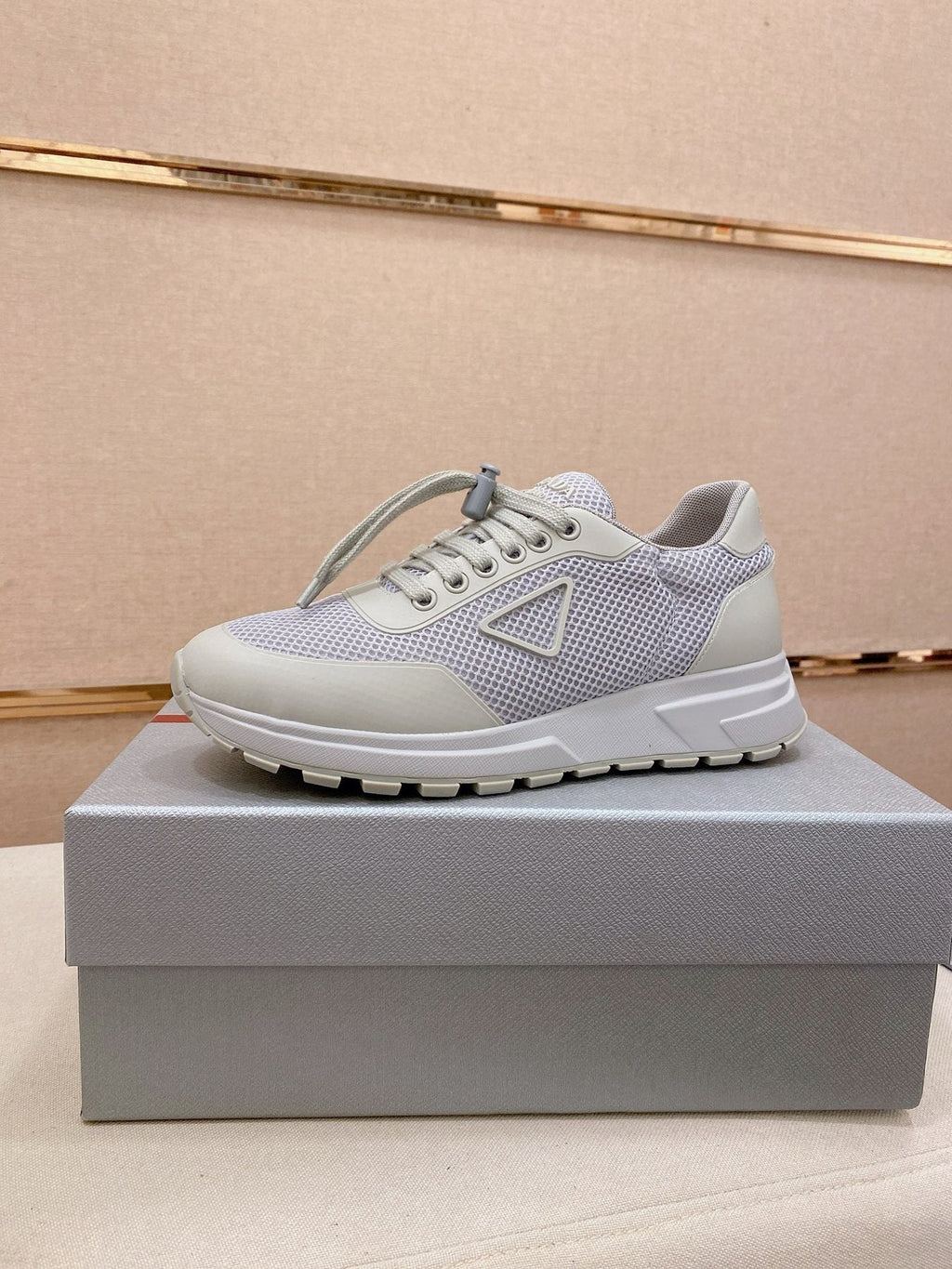 Prada Men's Knit Low-Top Sneakers